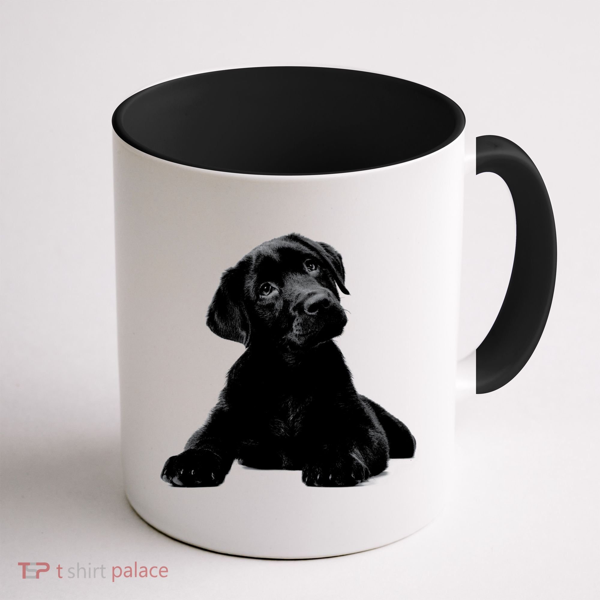 Cute Black Lab Puppy Dog Animal Lover Gift Coffee Mug