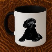Cute Black Lab Puppy Dog Animal Lover Gift Coffee Mug thumb 2