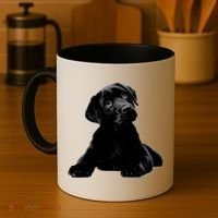Cute Black Lab Puppy Dog Animal Lover Gift Coffee Mug thumb 4