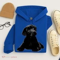 Cute Black Lab Puppy Dog Animal Lover Gift Hoodie thumb 4