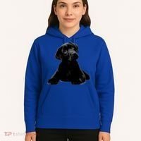 Cute Black Lab Puppy Dog Animal Lover Gift Hoodie thumb 5
