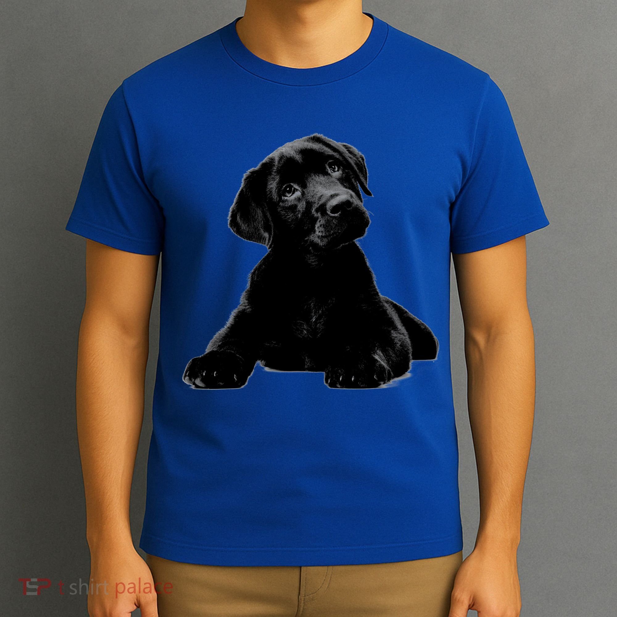 Cute Black Lab Puppy Dog Animal Lover Gift T-Shirt