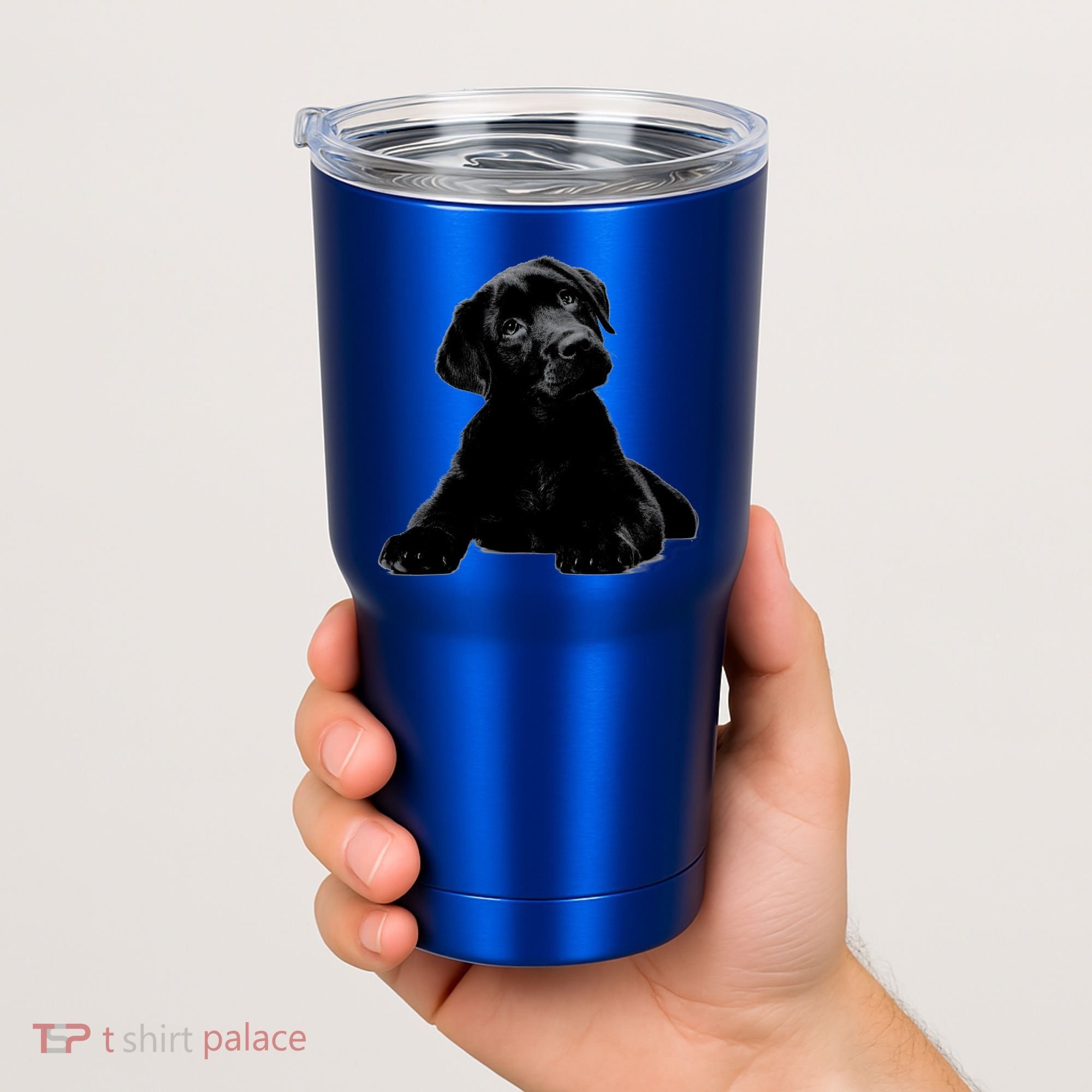 Cute Black Lab Puppy Dog Animal Lover Gift Tumbler