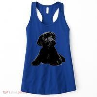 Cute Black Lab Puppy Dog Animal Lover Gift Women's Tank Top thumb 0