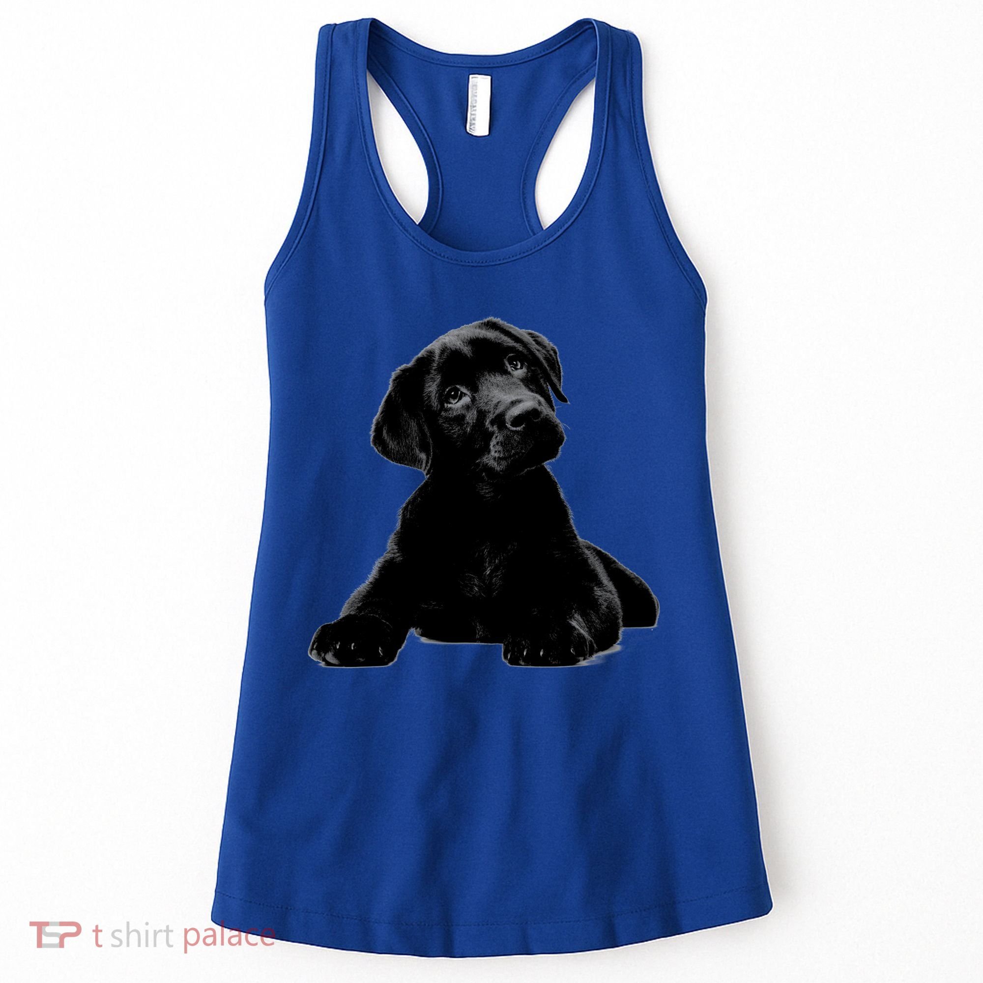 Cute Black Lab Puppy Dog Animal Lover Gift Women's Tank Top