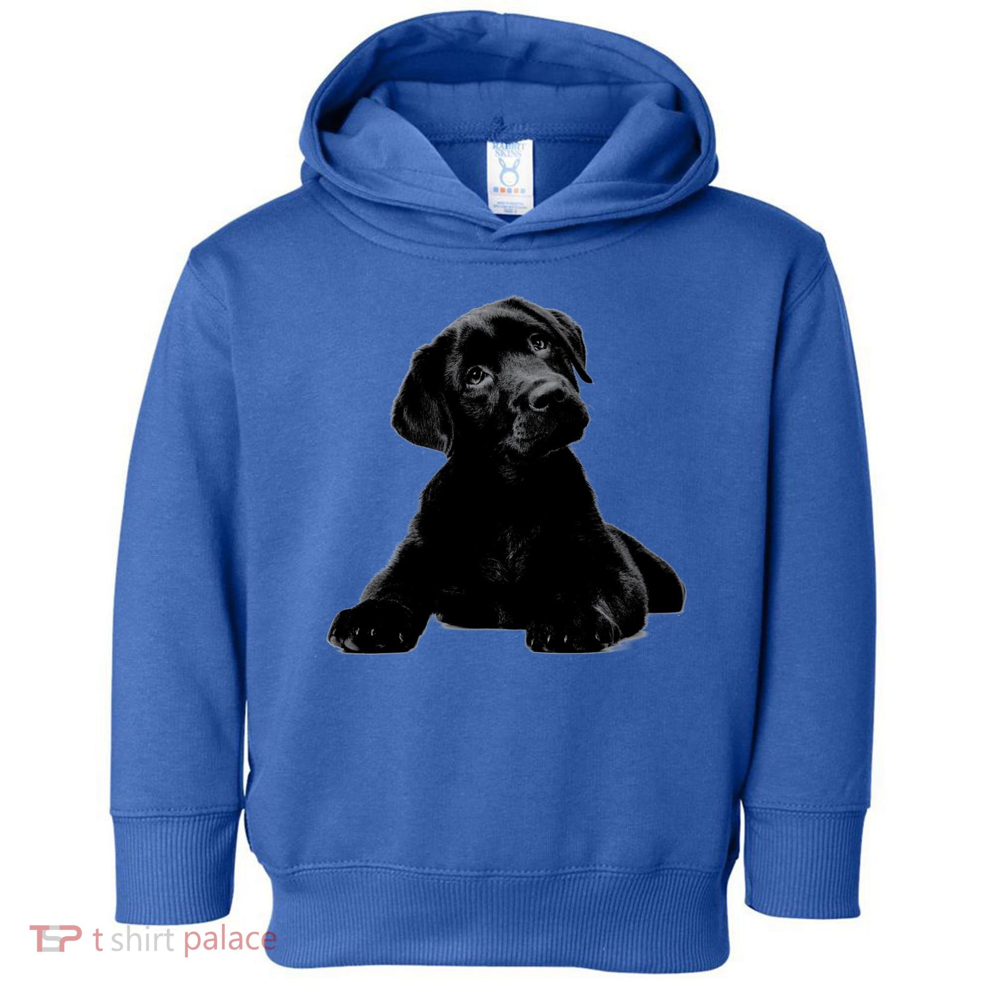 Cute Black Lab Puppy Dog Animal Lover Gift Toddler Hoodie