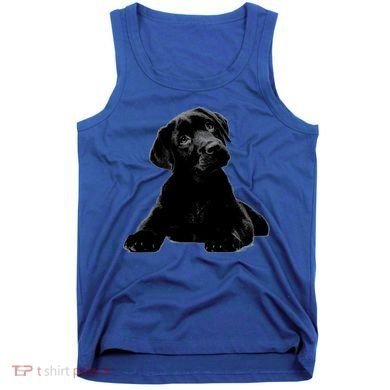 Cute Black Lab Puppy Dog Animal Lover Gift Tank Top