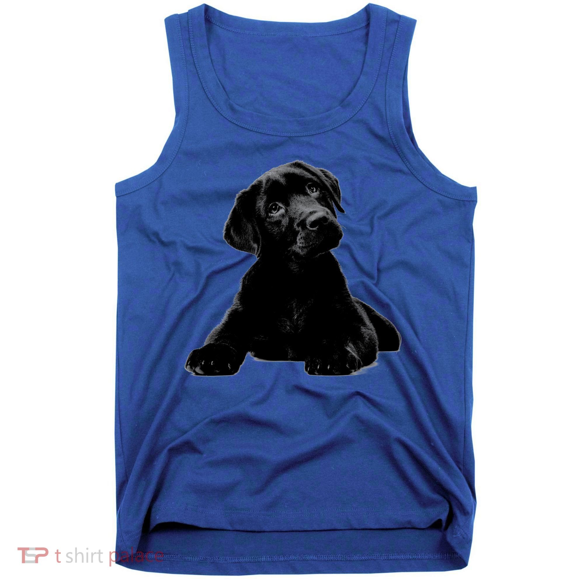 Cute Black Lab Puppy Dog Animal Lover Gift Tank Top
