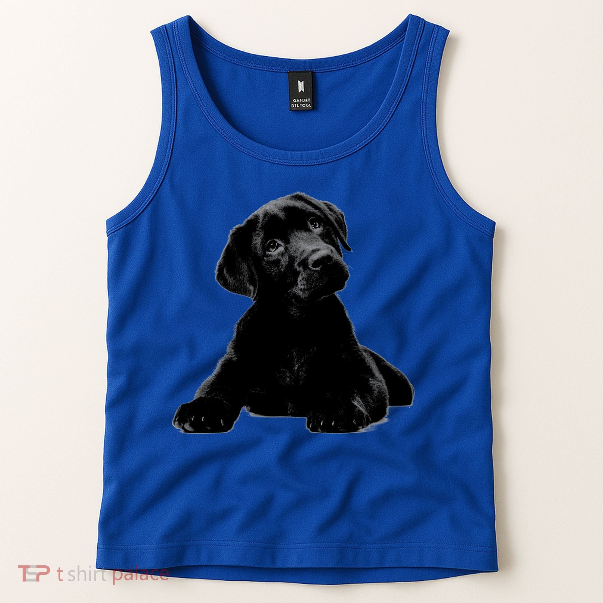 Cute Black Lab Puppy Dog Animal Lover Gift Tank Top