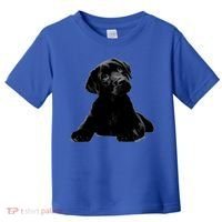 Cute Black Lab Puppy Dog Animal Lover Gift Toddler T-Shirt thumb 0