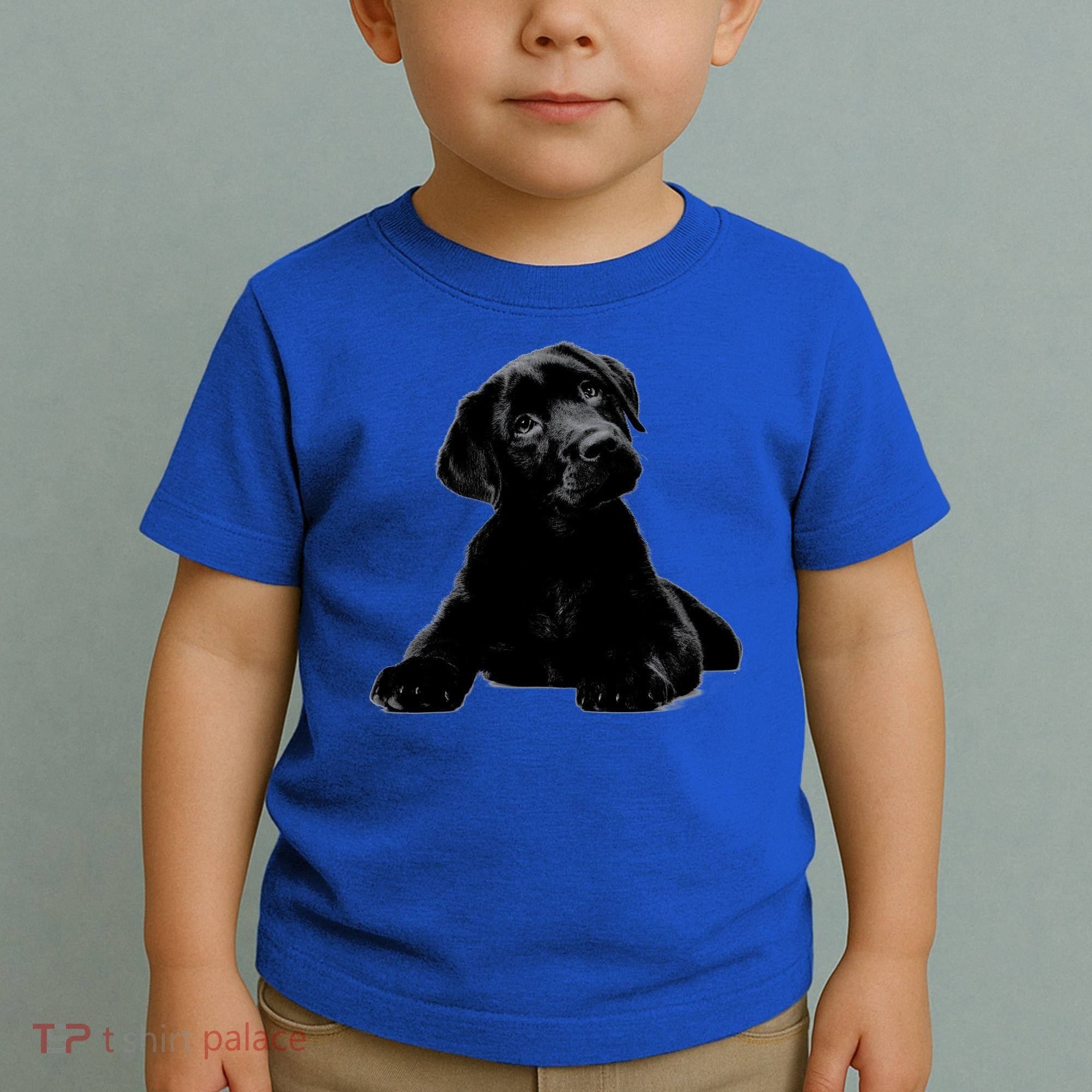 Cute Black Lab Puppy Dog Animal Lover Gift Toddler T-Shirt