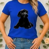 Cute Black Lab Puppy Dog Animal Lover Gift Women's T-Shirt thumb 2