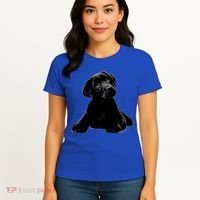 Cute Black Lab Puppy Dog Animal Lover Gift Women's T-Shirt thumb 4