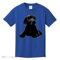 Cute Black Lab Puppy Dog Animal Lover Gift Kids T-Shirt thumb 0