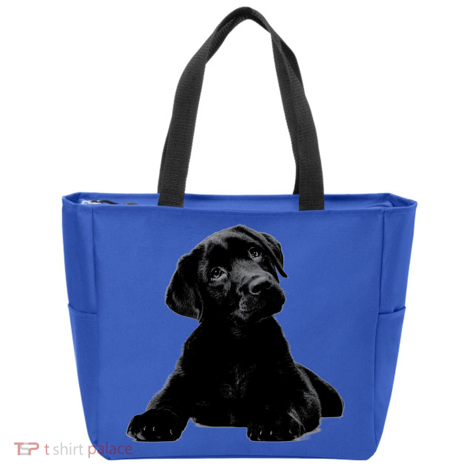 Cute Black Lab Puppy Dog Animal Lover Gift Tote Bag
