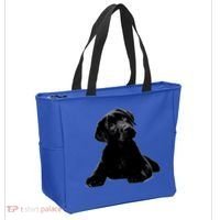 Cute Black Lab Puppy Dog Animal Lover Gift Tote Bag thumb 2