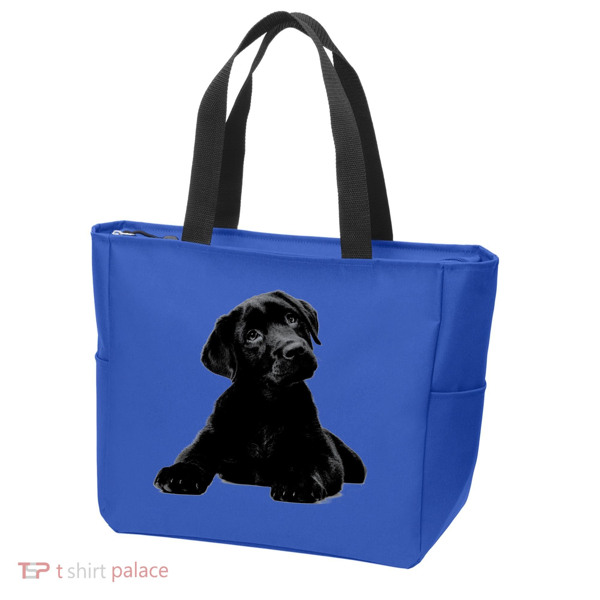 Cute Black Lab Puppy Dog Animal Lover Gift Tote Bag