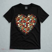Cute Book Lover Reading Fan Heart T-Shirt thumb 5