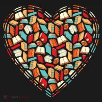 Cute Book Lover Reading Fan Heart Kids T-Shirt thumb 4