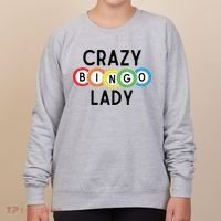 Crazy Bingo Lady Women's Sweatshirt thumb 0