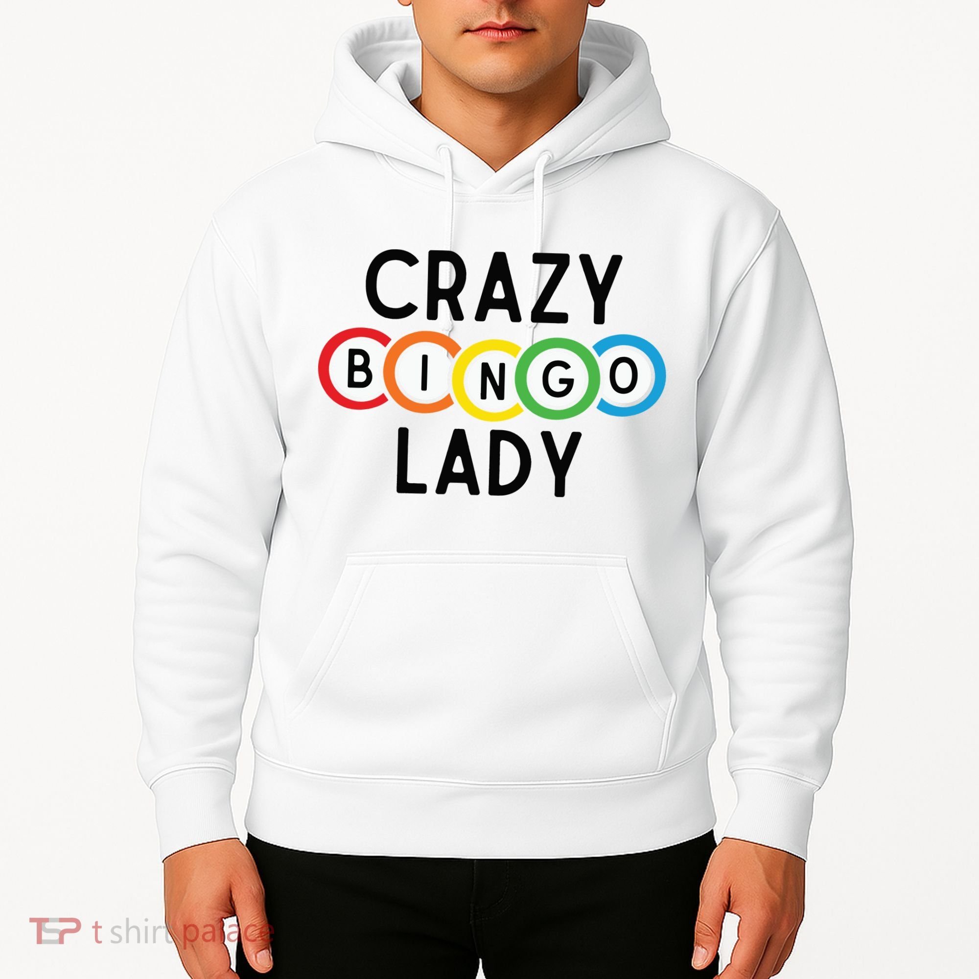 Crazy Bingo Lady Hoodie