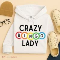 Crazy Bingo Lady Hoodie thumb 4