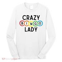 Crazy Bingo Lady Long Sleeve Shirt thumb 0