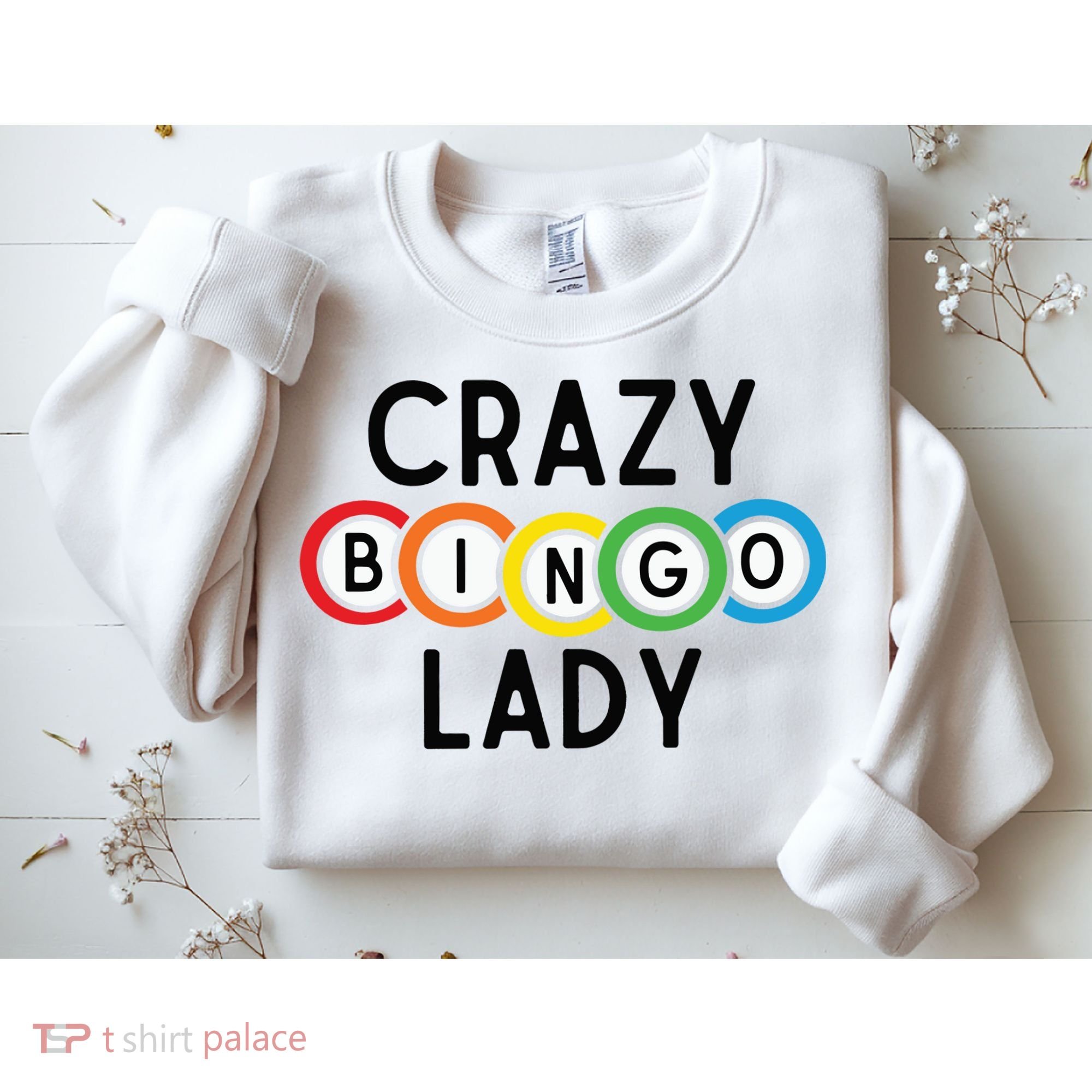 Crazy Bingo Lady Sweatshirt