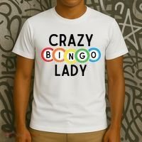 Crazy Bingo Lady T-Shirt thumb 3