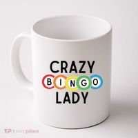 Crazy Bingo Lady Coffee Mug thumb 0