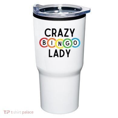 Crazy Bingo Lady Tumbler