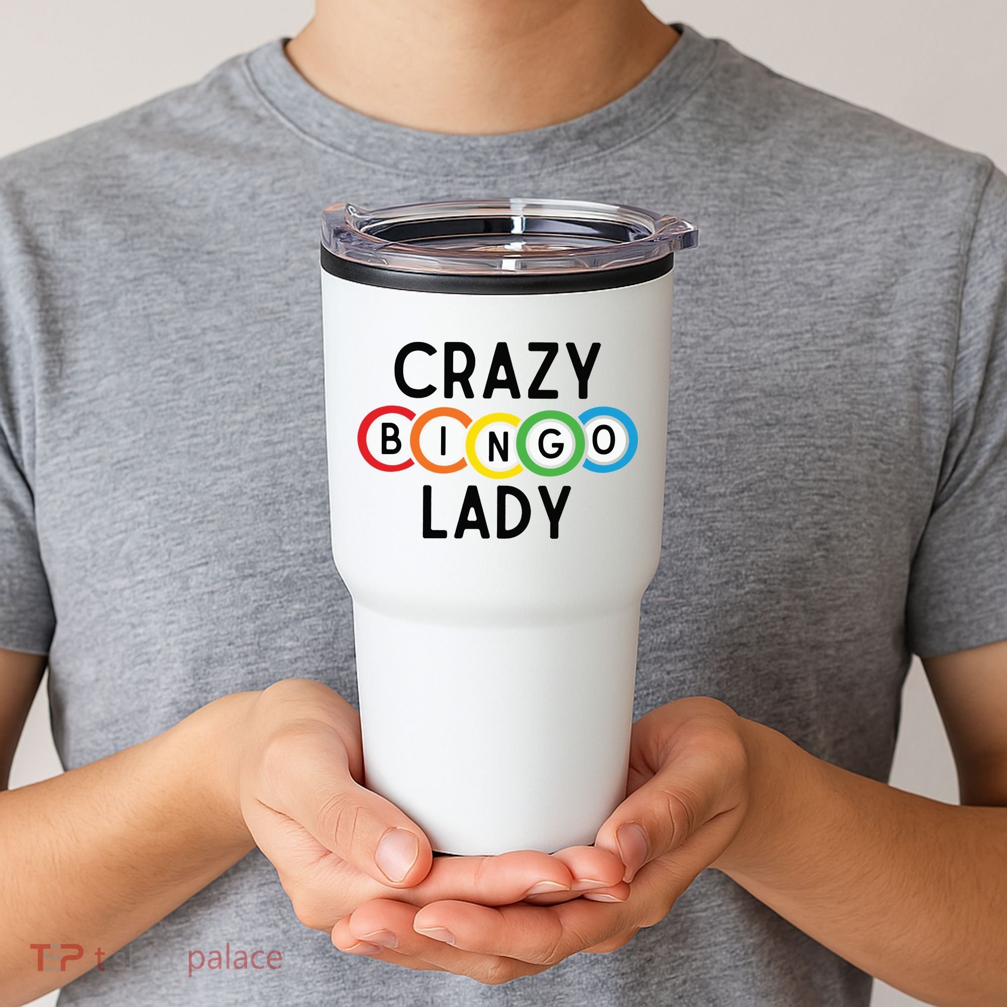 Crazy Bingo Lady Tumbler