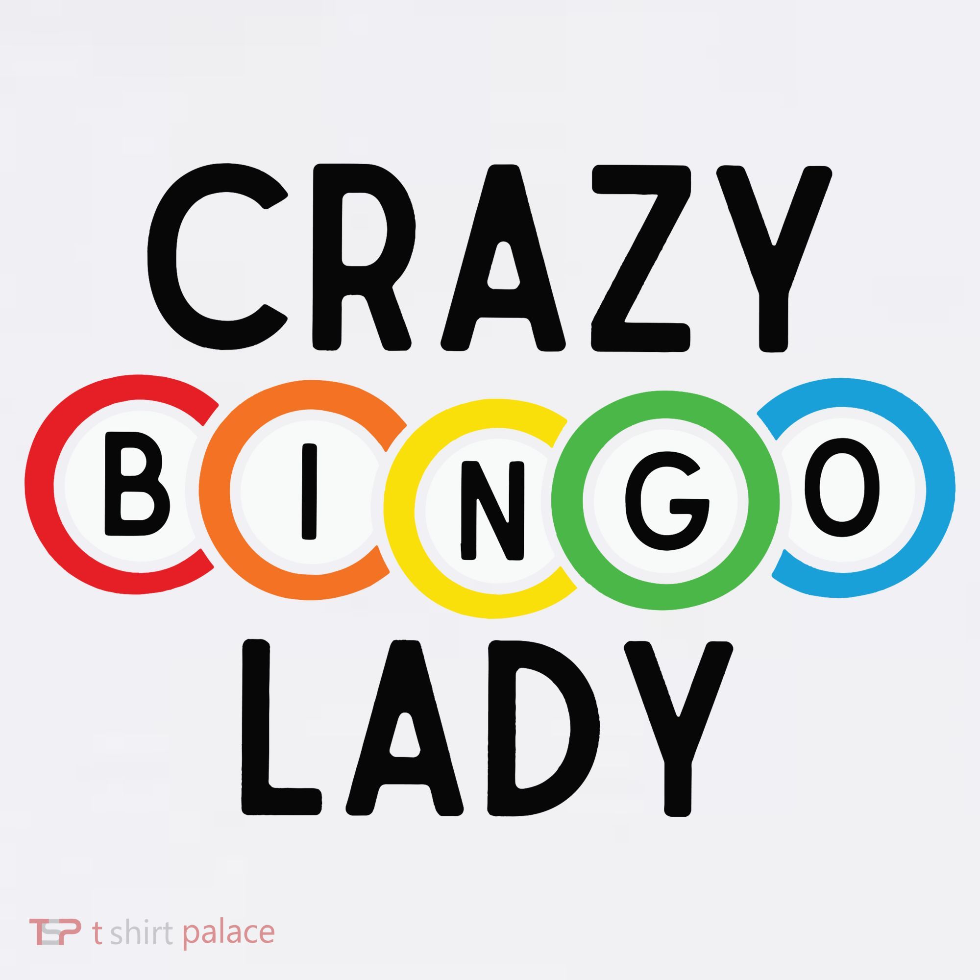 Crazy Bingo Lady Mousepad