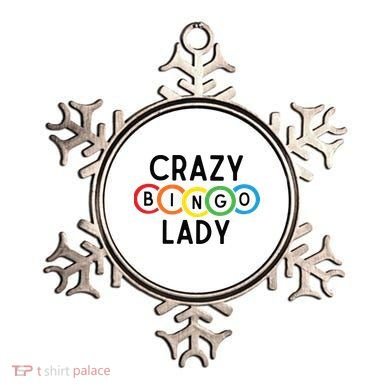 Crazy Bingo Lady Ornament