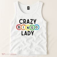 Crazy Bingo Lady Tank Top thumb 2