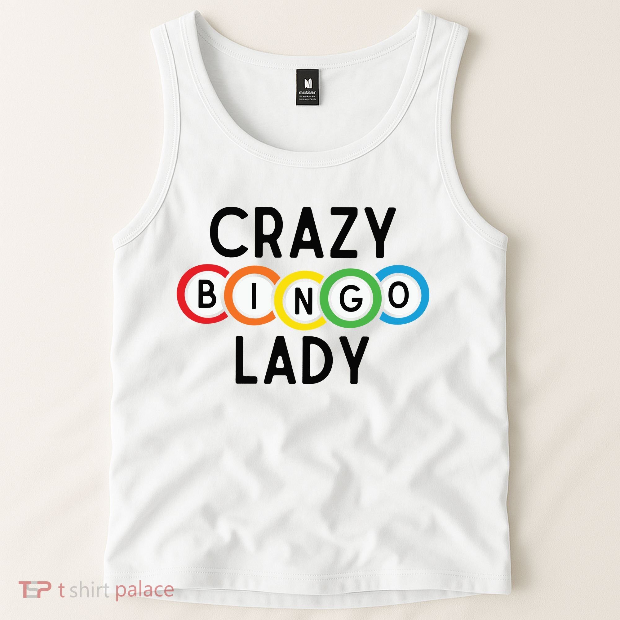 Crazy Bingo Lady Tank Top
