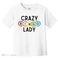 Crazy Bingo Lady Toddler T-Shirt thumb 0