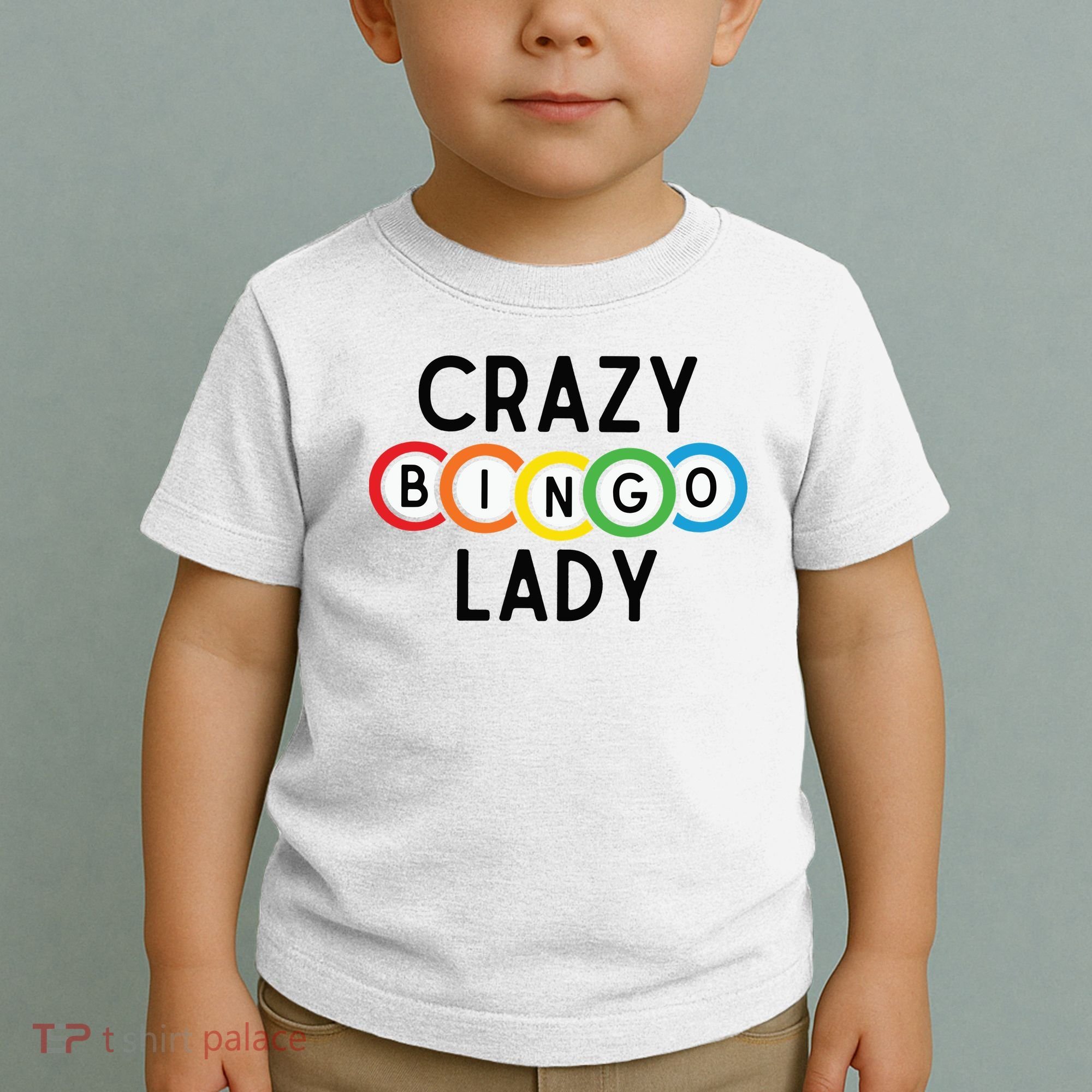 Crazy Bingo Lady Toddler T-Shirt