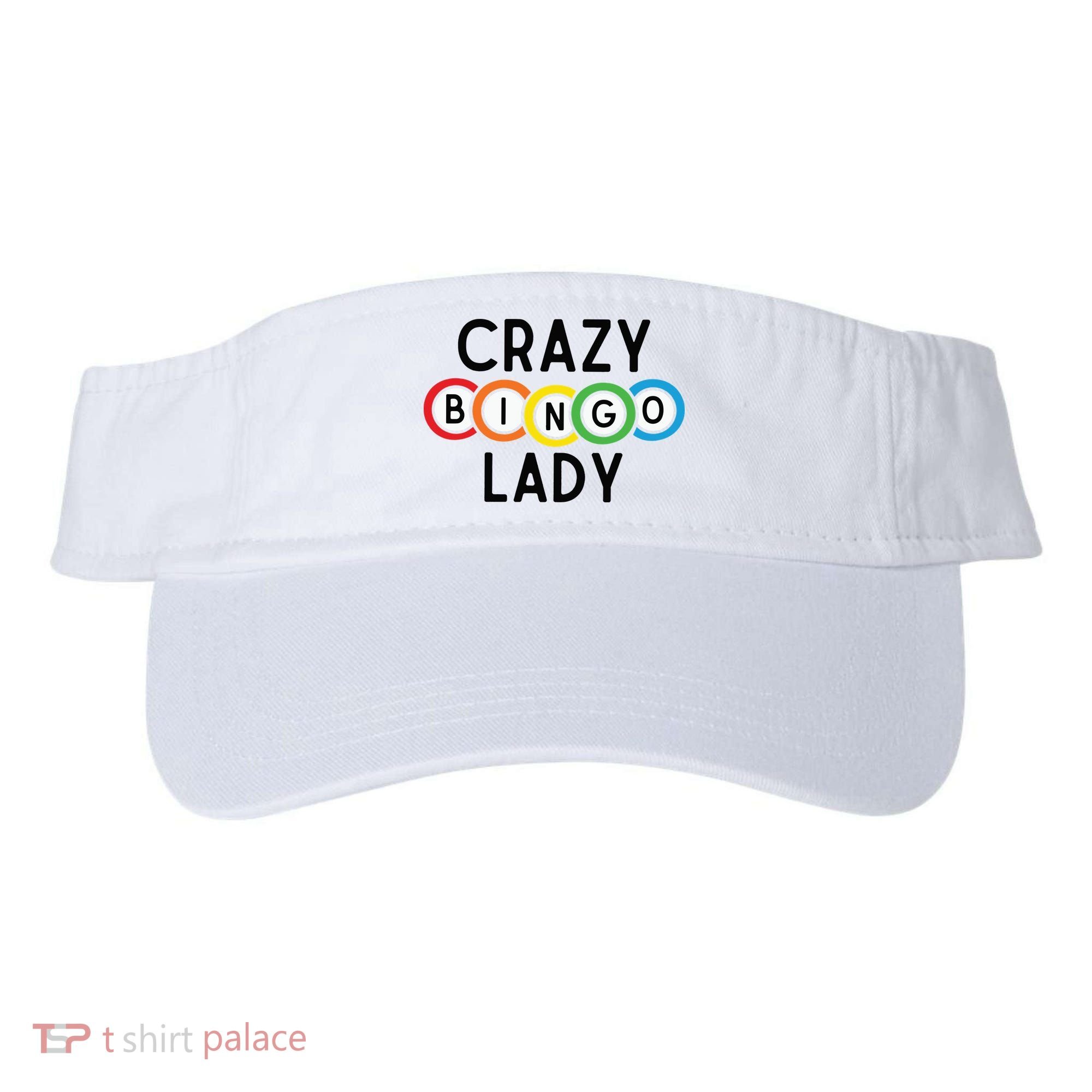 Crazy Bingo Lady Visor