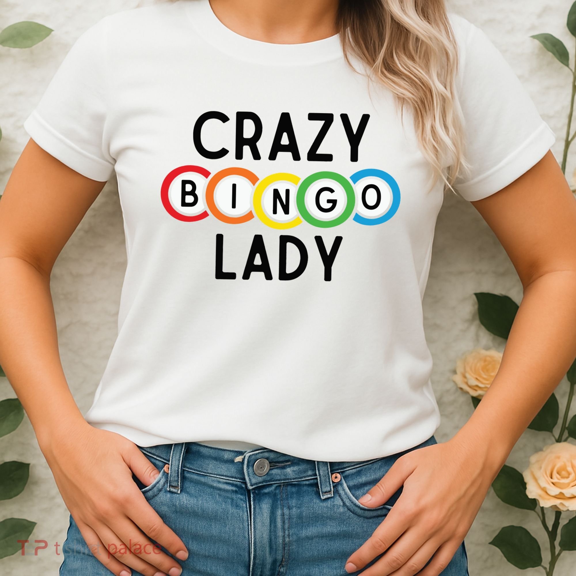Crazy Bingo Lady Women's T-Shirt