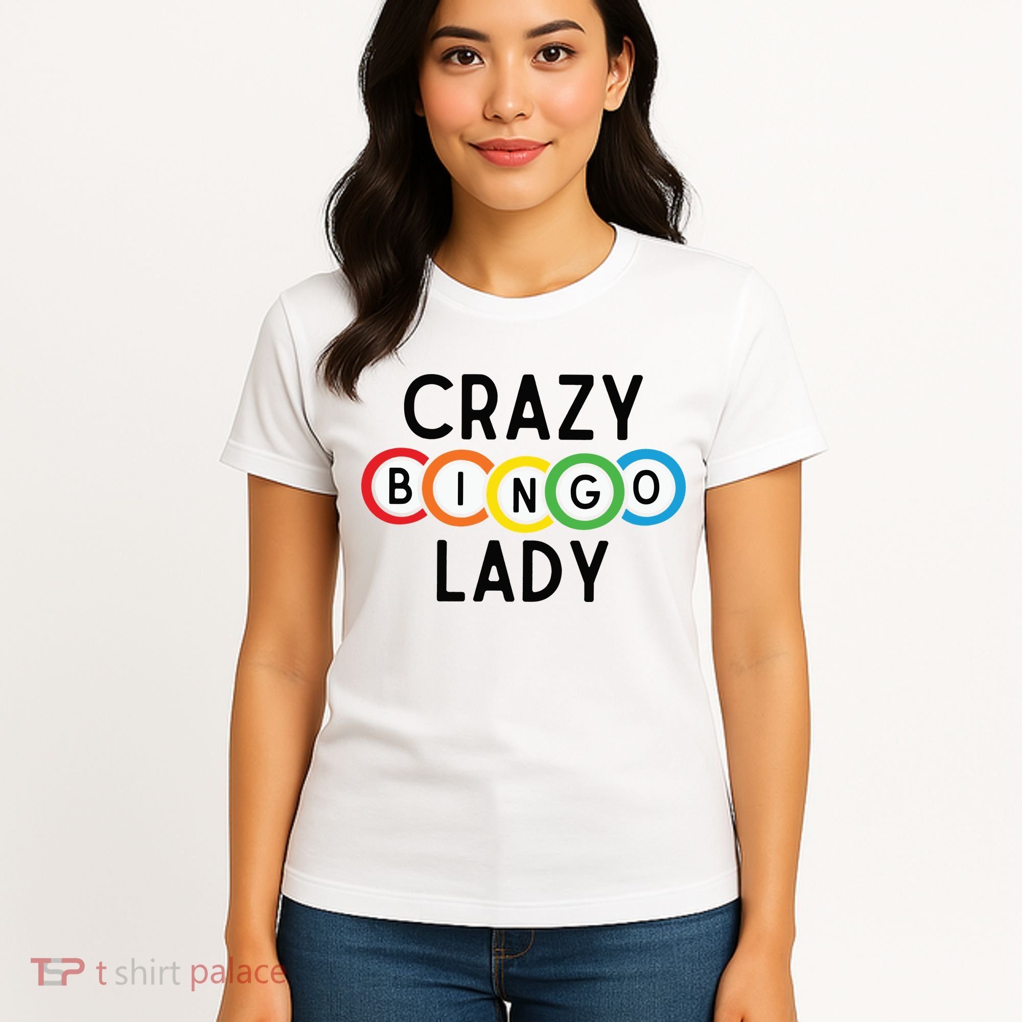 Crazy Bingo Lady Women's T-Shirt