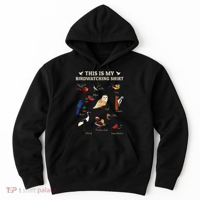 Cool Bird Lover Birdwatching Present Birdwatcher Birder Gift Hoodie