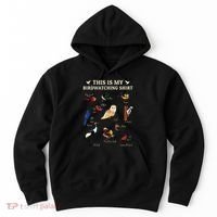Cool Bird Lover Birdwatching Present Birdwatcher Birder Gift Hoodie thumb 0