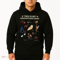Cool Bird Lover Birdwatching Present Birdwatcher Birder Gift Hoodie thumb 2