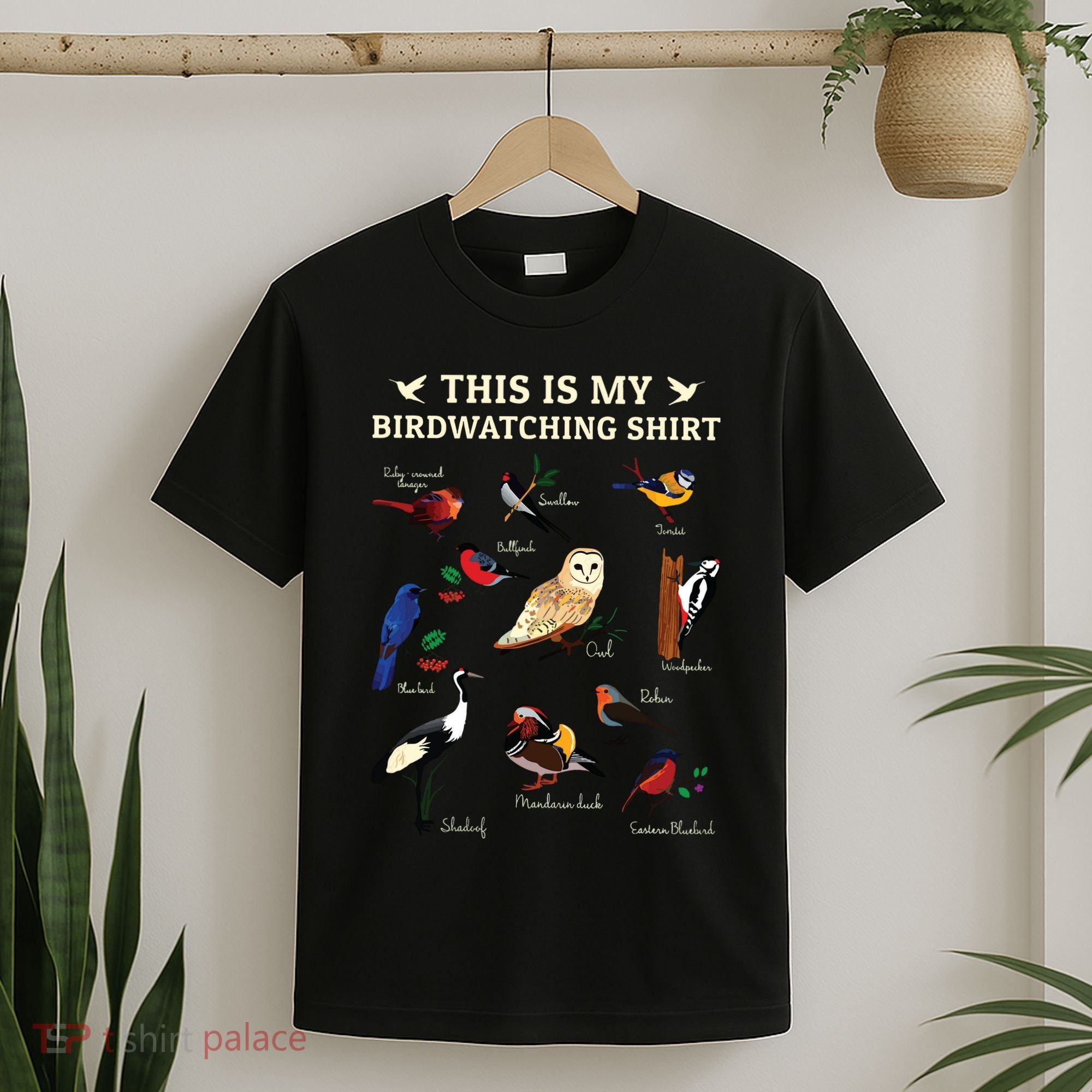 Cool Bird Lover Birdwatching Present Birdwatcher Birder Gift T-Shirt