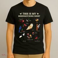 Cool Bird Lover Birdwatching Present Birdwatcher Birder Gift T-Shirt thumb 3