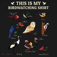 Cool Bird Lover Birdwatching Present Birdwatcher Birder Gift Pajama Set thumb 2
