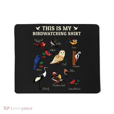 Cool Bird Lover Birdwatching Present Birdwatcher Birder Gift Mousepad