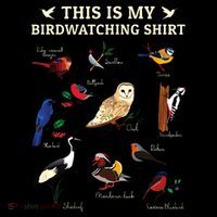 Cool Bird Lover Birdwatching Present Birdwatcher Birder Gift Mousepad thumb 1