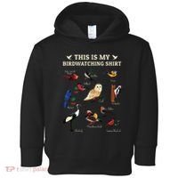 Cool Bird Lover Birdwatching Present Birdwatcher Birder Gift Toddler Hoodie thumb 0